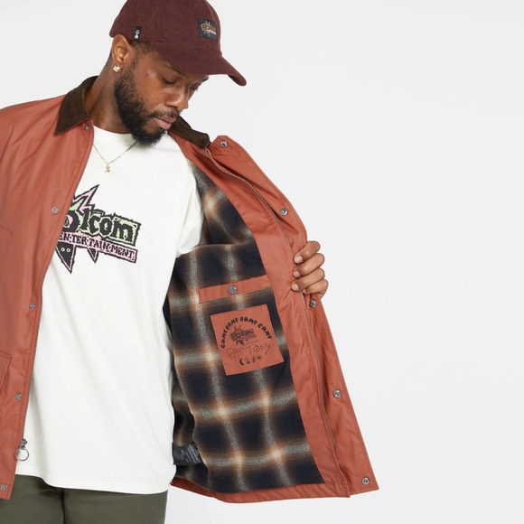 VOLCOM NEW Fat Tony Lined Canvas Jacket - Picture 9 of 14